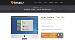 Desktop Screenshot of fontgear.com